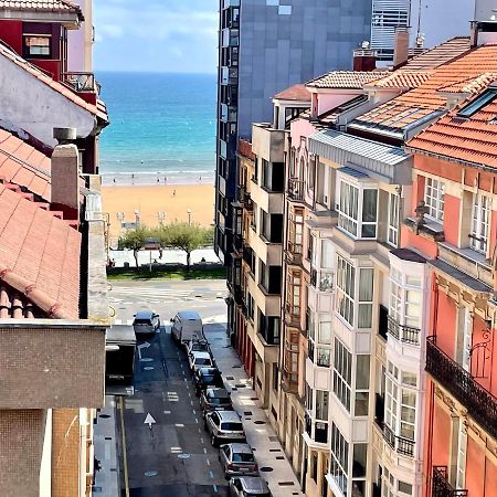 Atico Marques Vistas Al Mar - Garaje Opcional Leilighet Gijón Eksteriør bilde