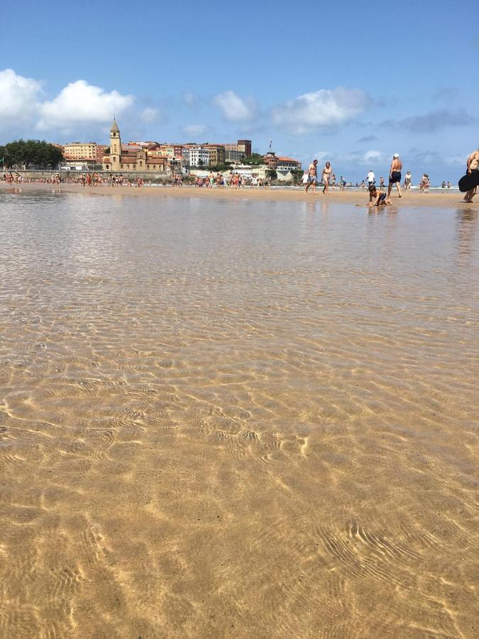 Atico Marques Vistas Al Mar - Garaje Opcional Leilighet Gijón Eksteriør bilde